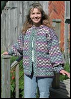 Pastels fractured Diamond Jacket