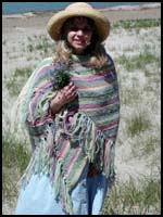 Pastels Striped Shawl