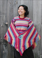 Sunshine Striped Shawl